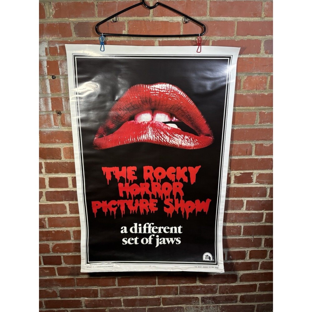 Vintage 1975 The Rocky Horror Picture Show Movie Poster Original 40x26